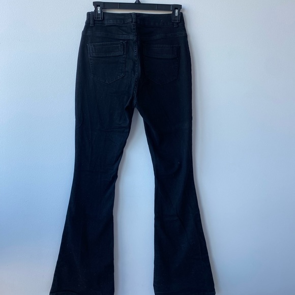 ASOS boot cut high rise black jean - Picture 4 of 7